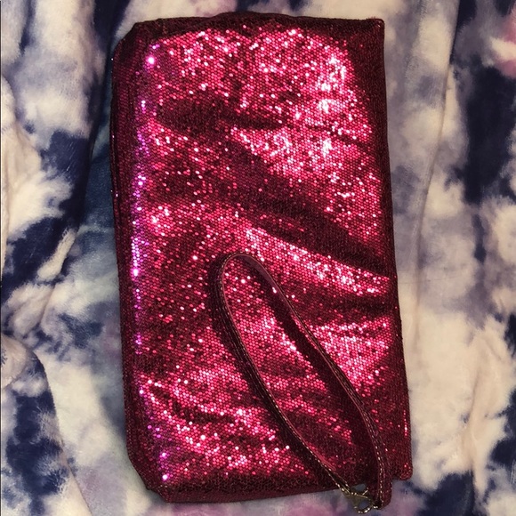 VICTORIA SECRET hand bag, glitter and pink - Picture 2 of 3